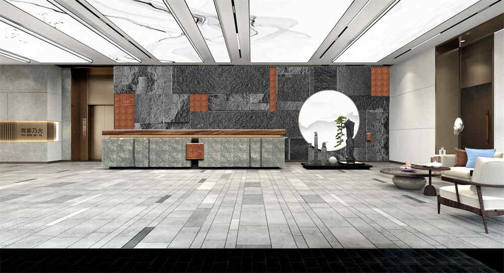 小型寫字樓前臺設(shè)計(jì)圖