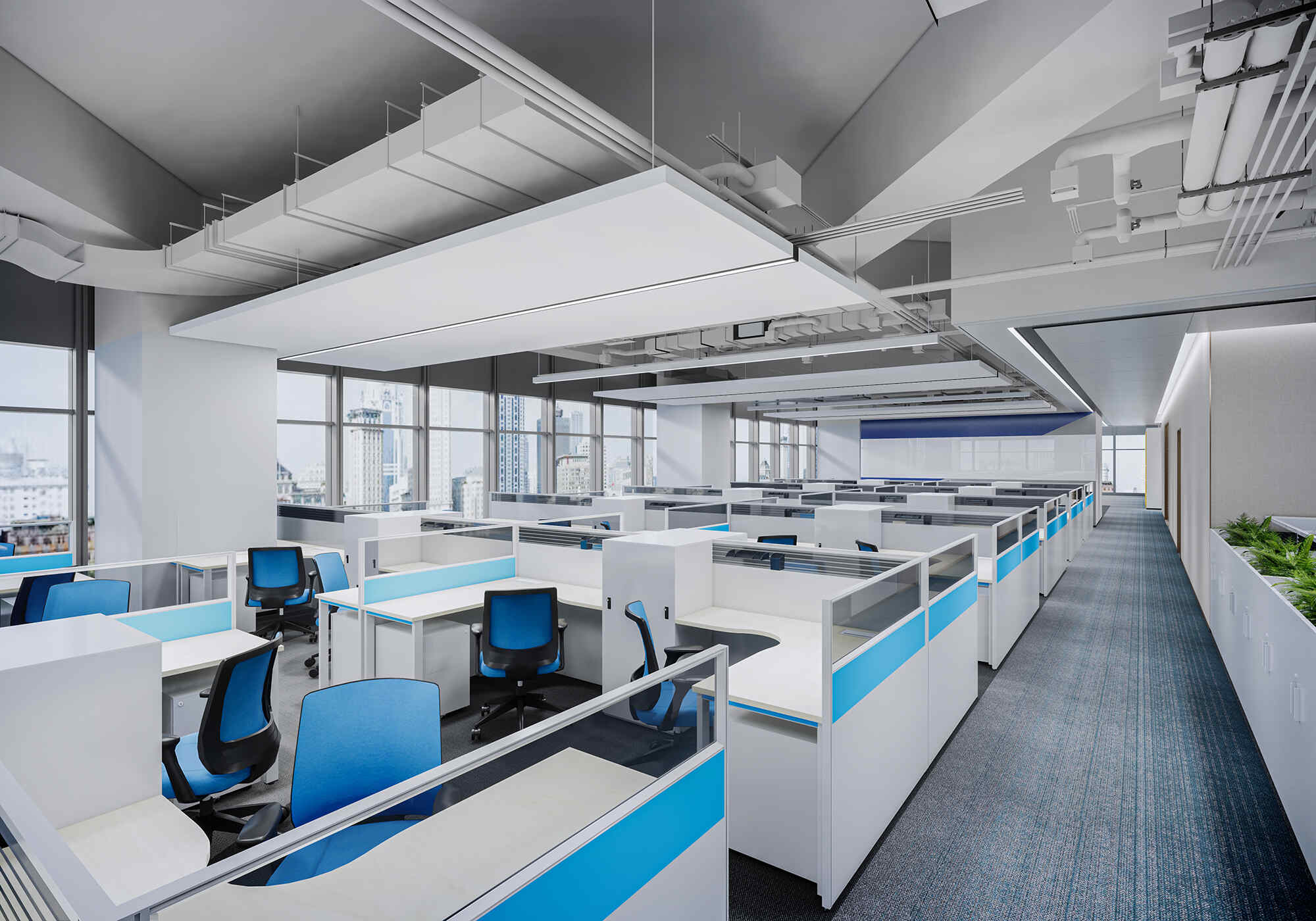 青浦區辦公樓設計效果圖2000平